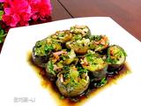 蒜泥茄子卷苦菊