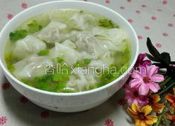 鸽子汤馄饨