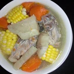 粉葛排骨边汤的做法[图]