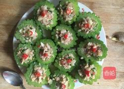 苦瓜酿肉的做法图解6
