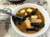 三文鱼味增汤