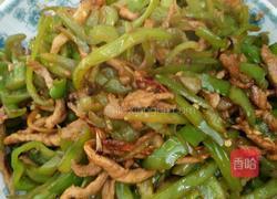 青椒炒肉丝的做法图解7