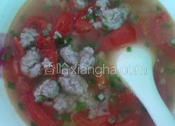 西红柿肉丸汤