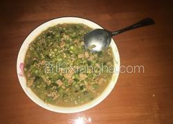 豆酱肉末炒豆角