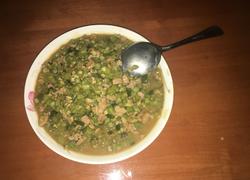 豆酱肉末炒豆角