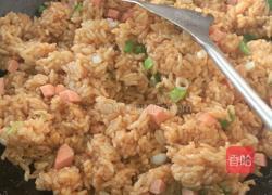 酱油炒饭的做法图解3