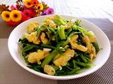 菠菜炒鸡蛋