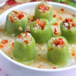 蒜蓉粉丝蒸丝瓜的做法[图]