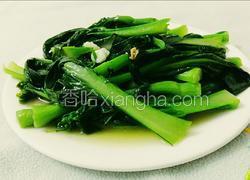 蒜蓉炒菜心