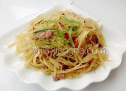土豆丝炒肉