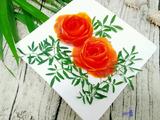 西红柿皮花