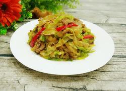 卷心菜肉丝炒春饼
