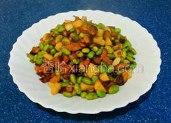 冬菇馬蹄炒毛豆