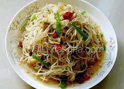 炝炒绿豆芽