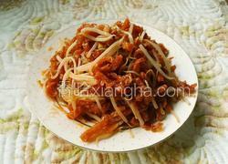 糖醋绿豆芽面筋