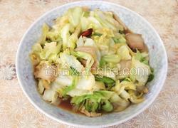 蚝油手撕卷心菜
