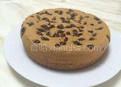 蓝莓戚风蛋糕。