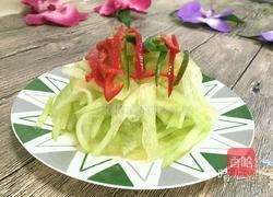 双椒拌西瓜皮的做法图解6