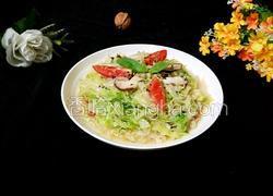  卷心菜炒香菇