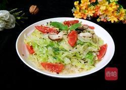 卷心菜炒香菇的做法图解10