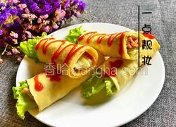 培根生菜鸡蛋卷