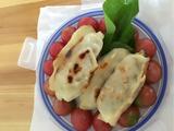 原生态包子加煎饺配番茄