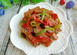 彩椒炒午餐肉