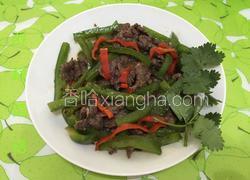 彩椒炒牛肉