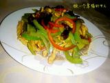 彩椒炒肉丝