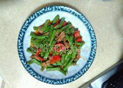 豆角炒肉丝