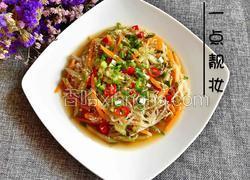 凉拌绿豆芽黄瓜