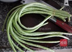 茄子豆角炒肉的做法图解3