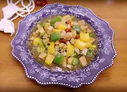 彩椒炒鸡腿菇