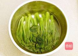 白灼菜心的做法图解4