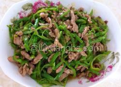 青椒炒肉丝