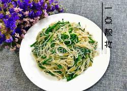 韭菜炒绿豆芽