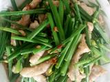 韭花炒肉丝