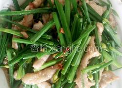 韭花炒肉丝