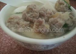 冬菜豆腐丸子汤
