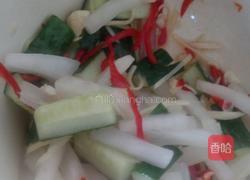 洗澡泡菜之酸辣萝卜黄瓜条的做法图解6