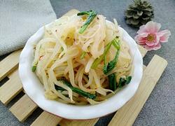 凉拌绿豆芽菠菜粉丝