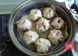 泡菜猪肉馅烧麦的做法图解7