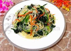 菠菜拌粉丝