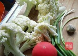 番茄菜花的做法图解1