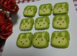 抹茶小兔子曲奇饼干