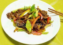 彩椒炒牛肉