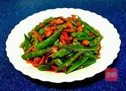 豬肉炒四季豆的做法图解6