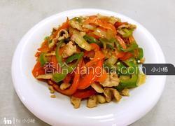 五彩缤纷，洋葱青椒肉丝
