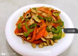 五彩缤纷，洋葱青椒肉丝