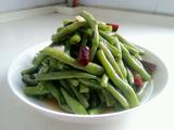 炝炒四季豆